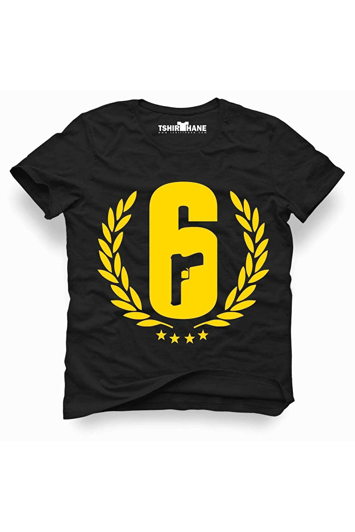 Tshirthane Rainbow six Gun Tişört Erkek Tshirt