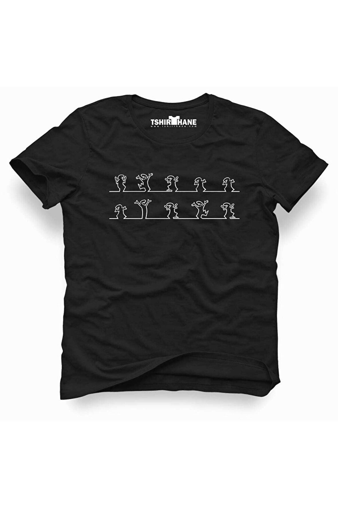 Tshirthane La linea trt cizgi adam dance Tişört Erkek Tshirt