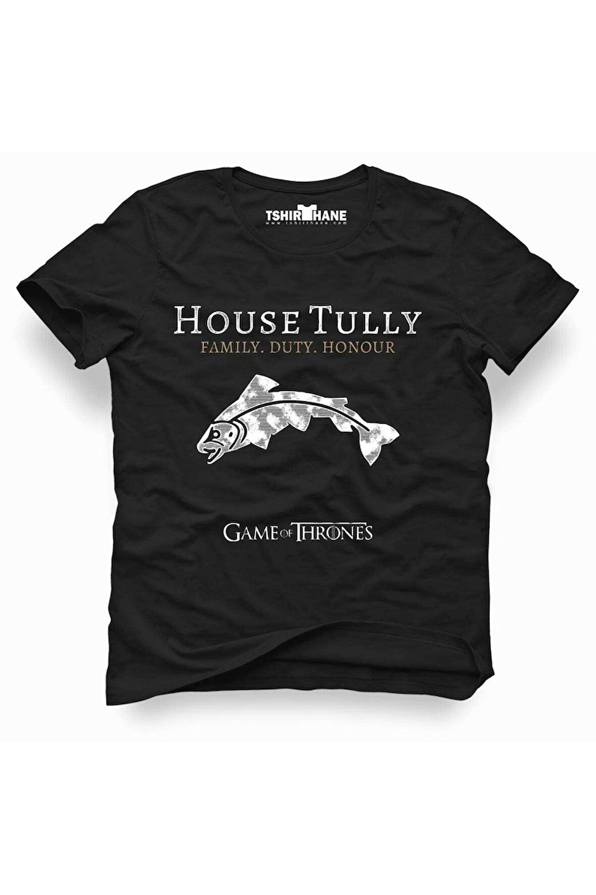 Tshirthane Game of Thrones HOUSE TULLY  Tişört Erkek Tshirt
