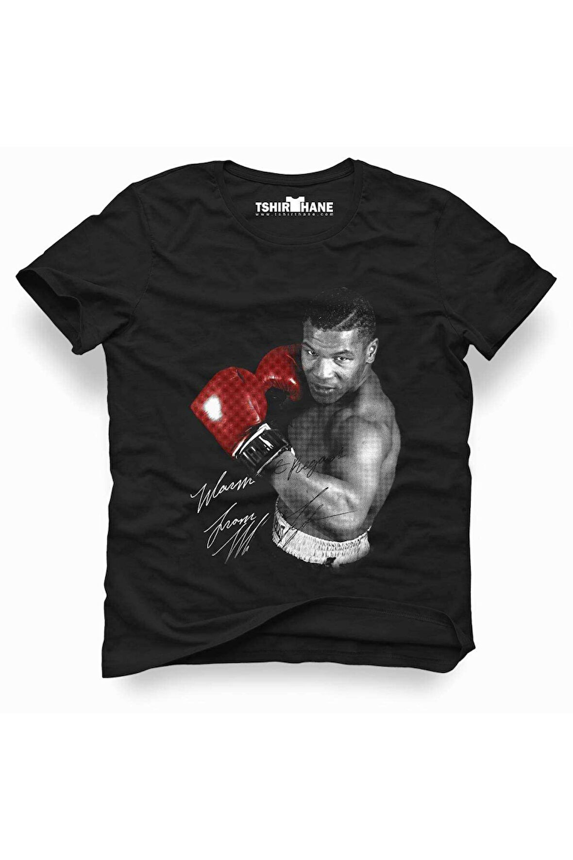 Tshirthane Mike tyson imza Tişört Erkek Tshirt