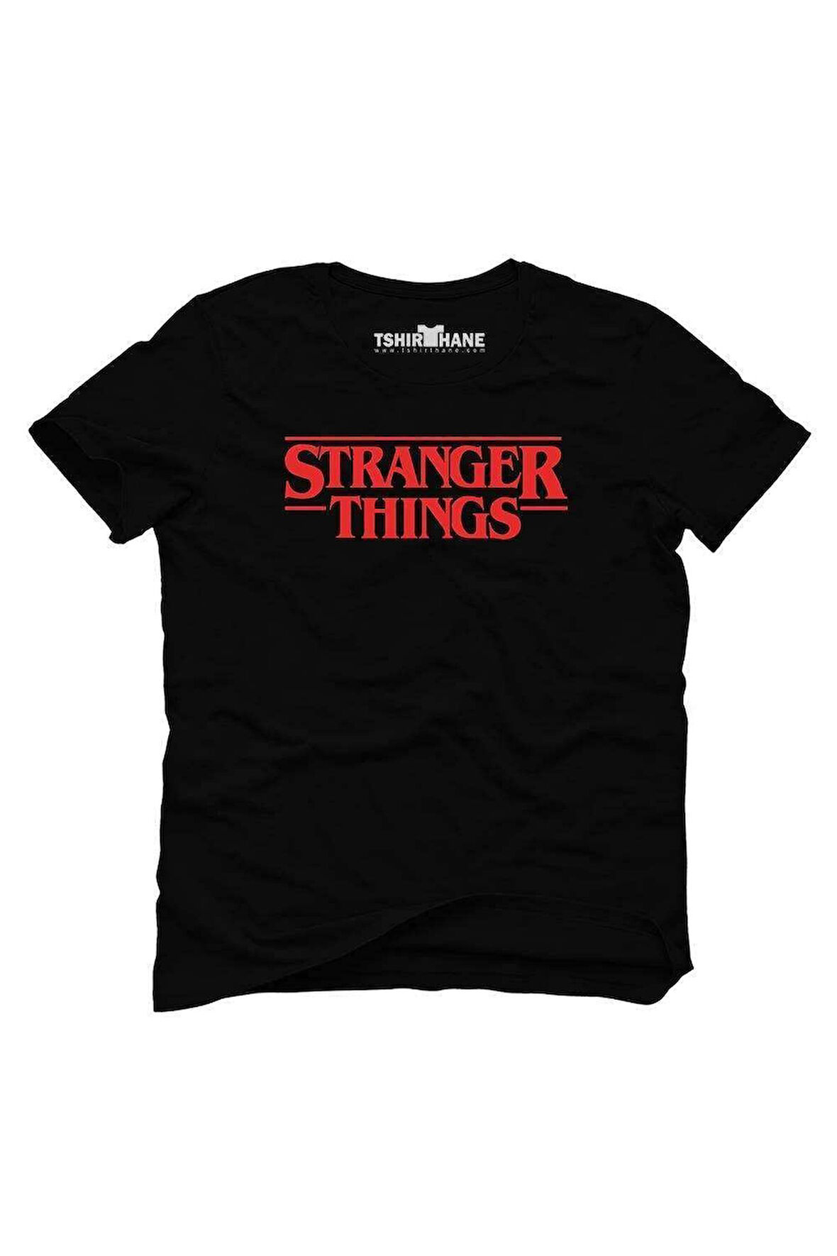 Tshirthane Stranger Things Logo Tişört Erkek Tshirt