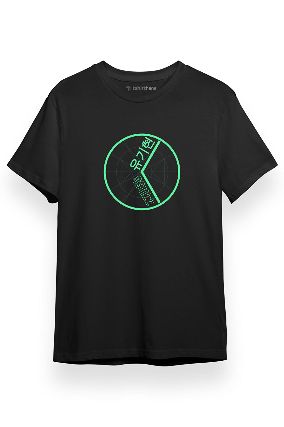 Monsta X The Connect Circle Logo Siyah Kısa kol Erkek Tshirt