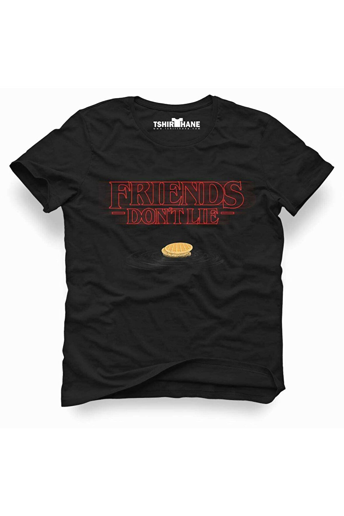 Stranger Things friends dont lie Tişört Erkek Tshirt