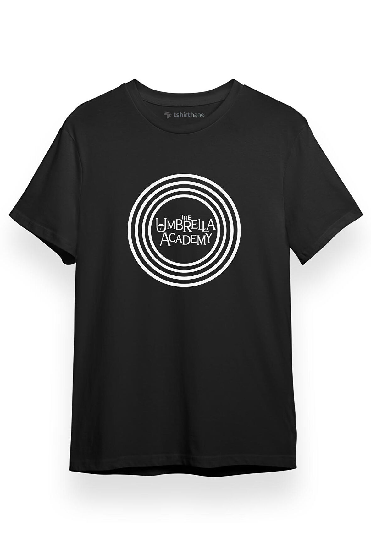 The Umbrella Academy Circle Logo Siyah Kısa kol Erkek Tshirt