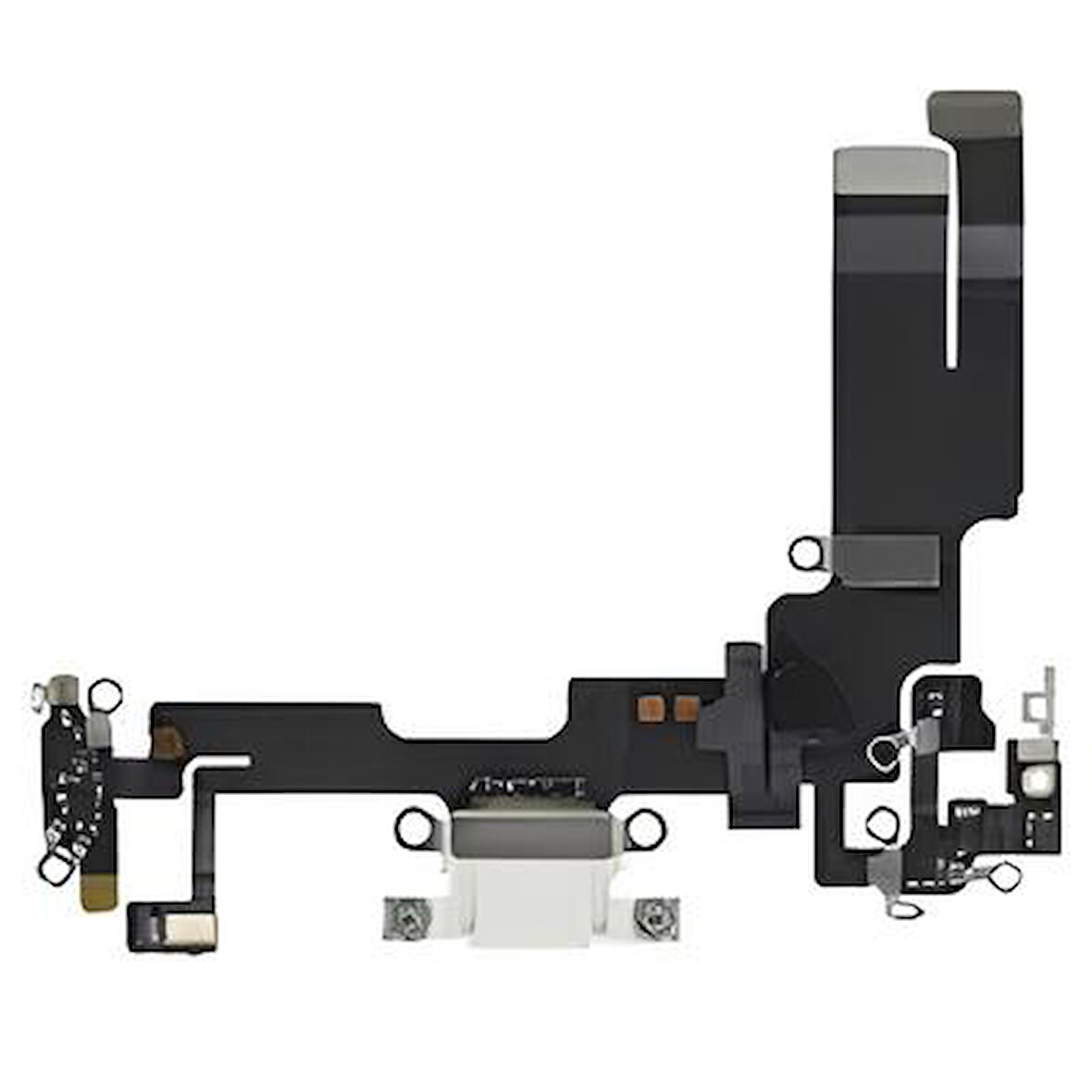 iPhone 14 Şarj Soketi Kulaklık Soketi Full BEYAZ Orijinal