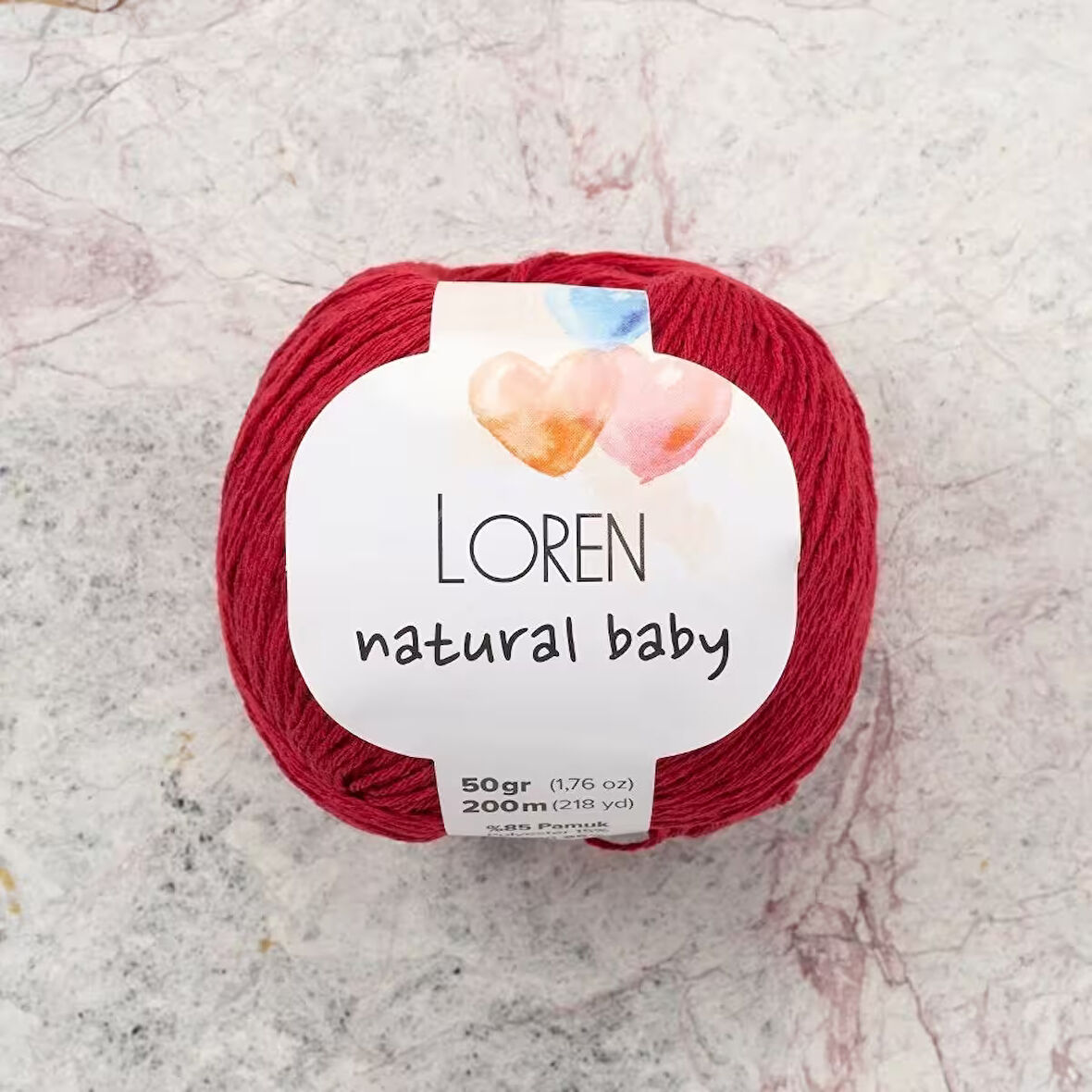 Loren Natural Baby Bordo El Örgü İpi - R099 - 33819