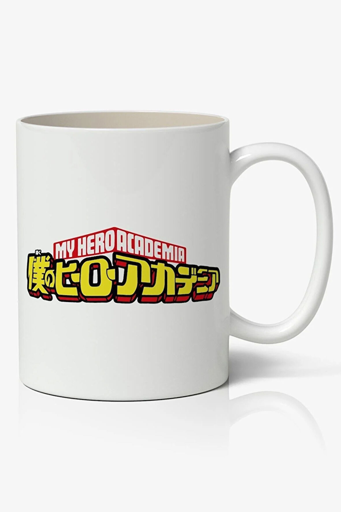 My Hero Academia Logo Anime Beyaz Kupa Bardak