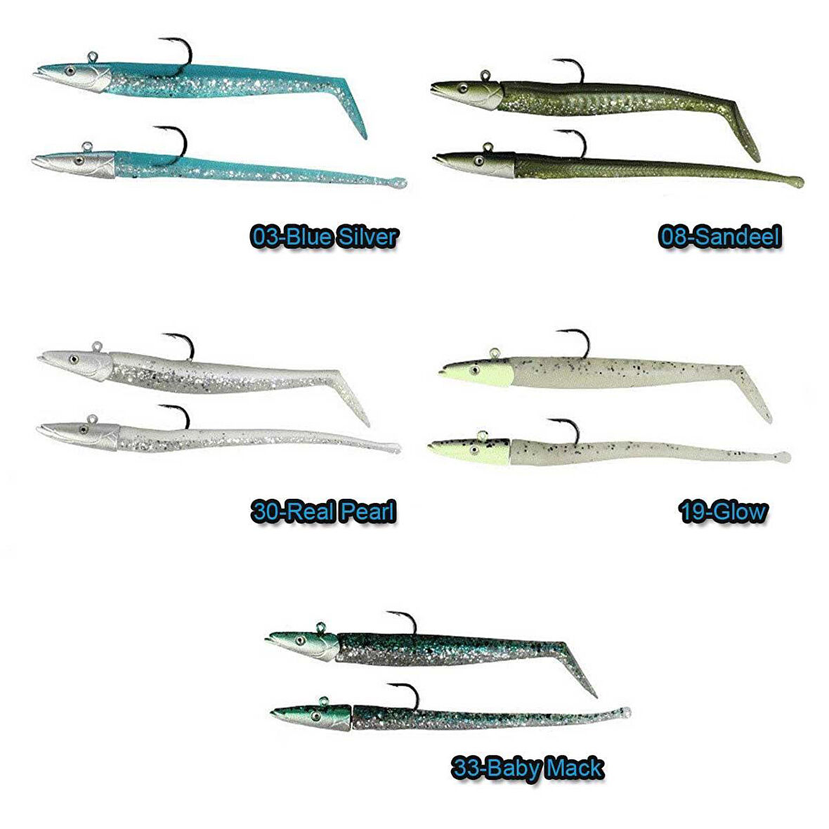 Savage Gear Sandeel And Slug 10Cm 10Gr 4+2 Silikon Yem Real Pearl