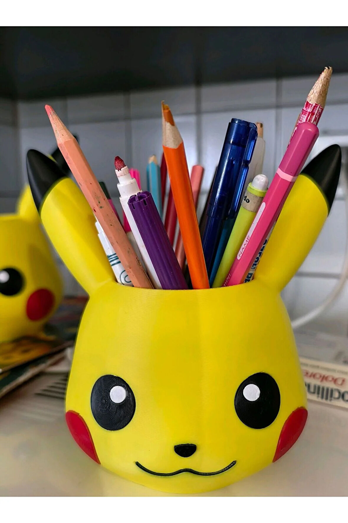 Pikachu / Pikaçu Kalemlik Büyük Boy