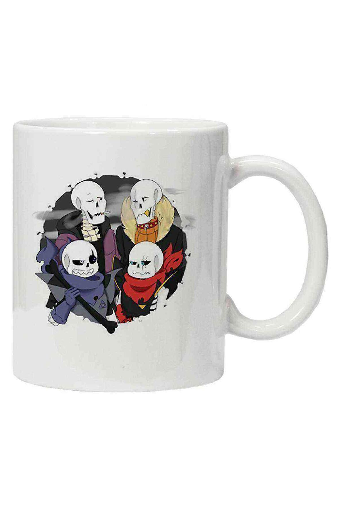 Kupa Bardak Undertale Skull Os