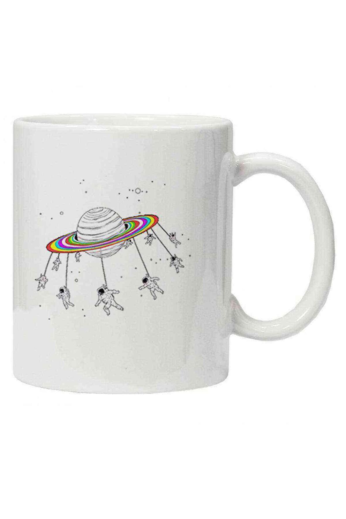 Kupa Bardak Freeuse Planetas Planet Planeta Rainbow