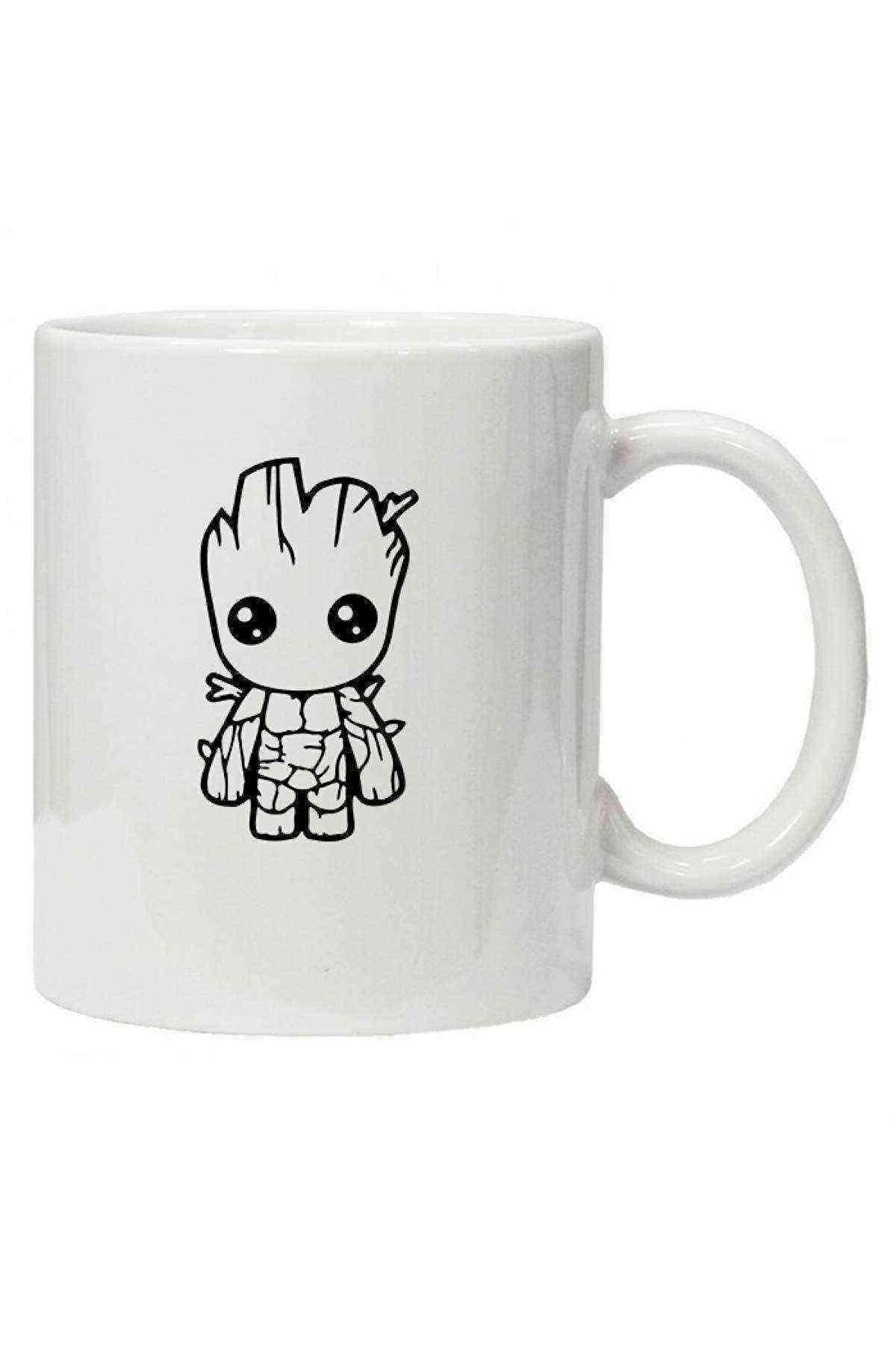 Kupa Bardak Groot Pattern Logo Çizim