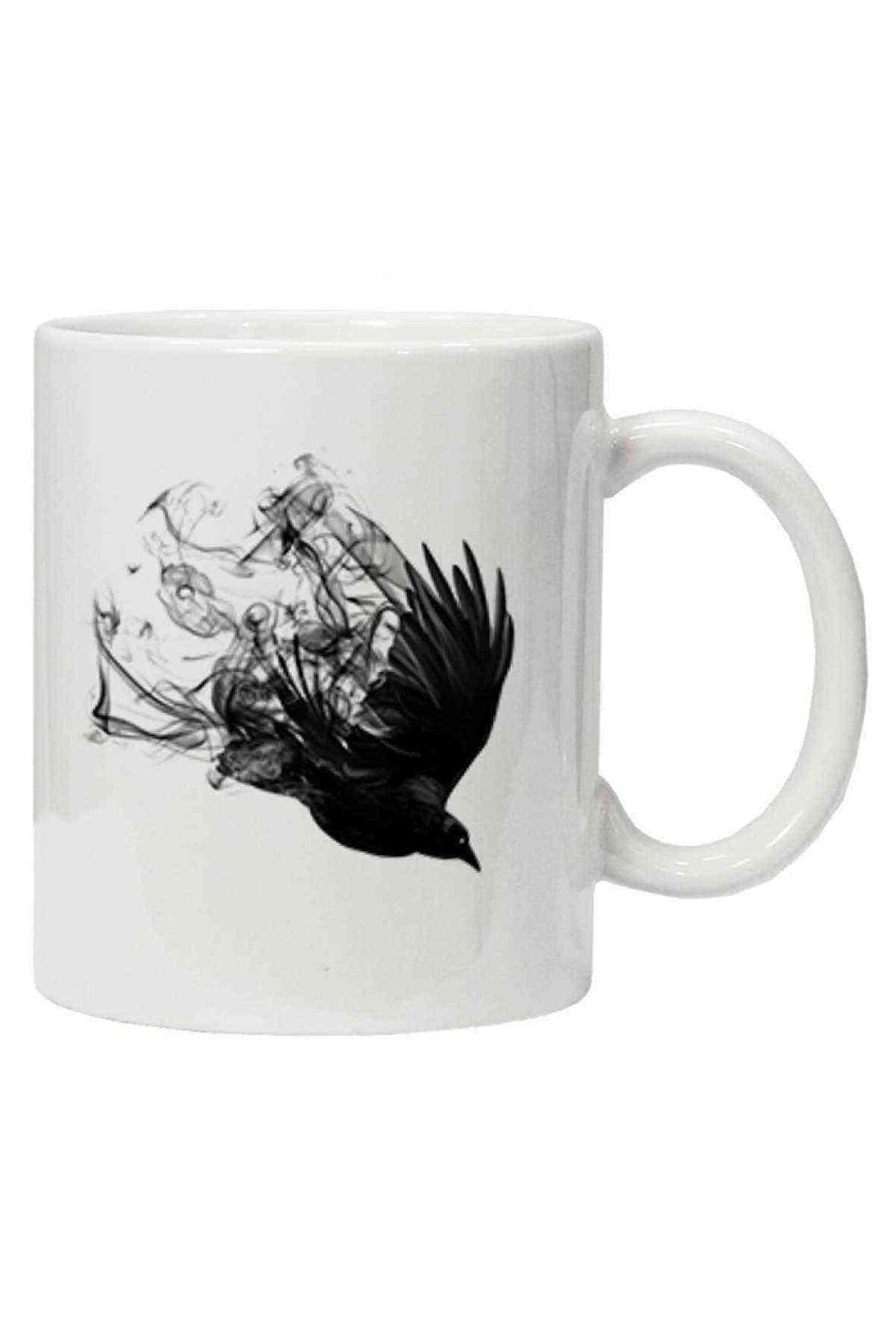 Kupa Bardak Blackbird Black Bird Smoke After Dark Picsart