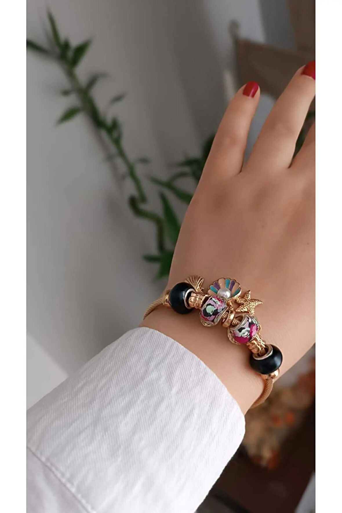 1.Sınıf Çelik  Kararma Yapmaz Charm Bileklik