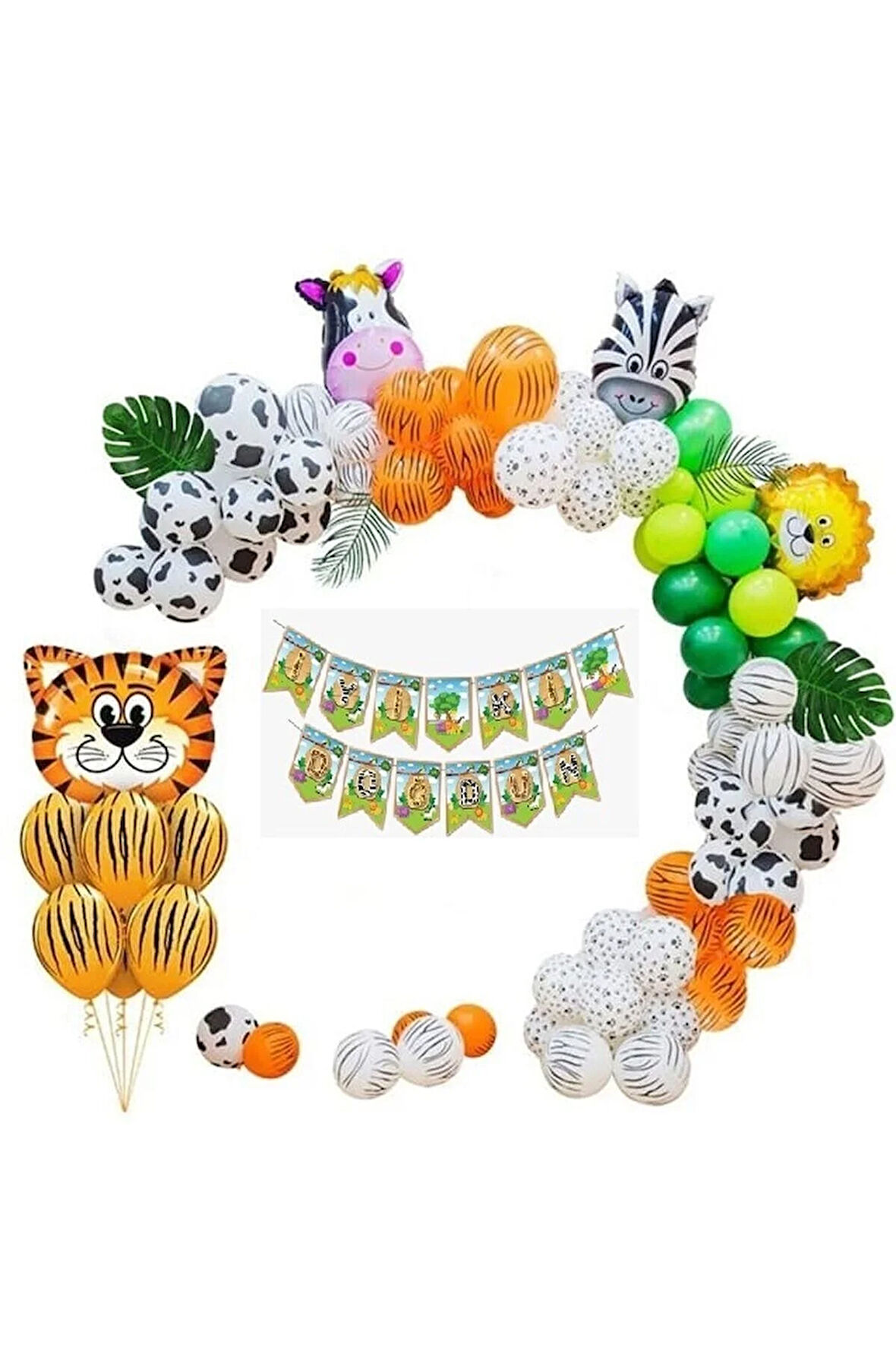 Safari Lüks Balon Zincir Seti