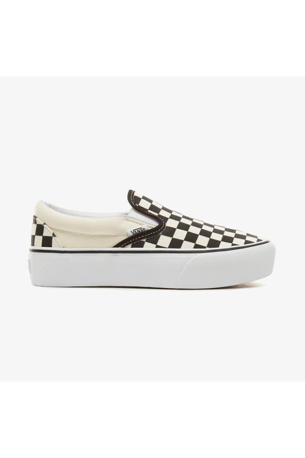 Classic Slip-On Platform Kadın Siyah - Bej Sneaker VN00018EBWW1