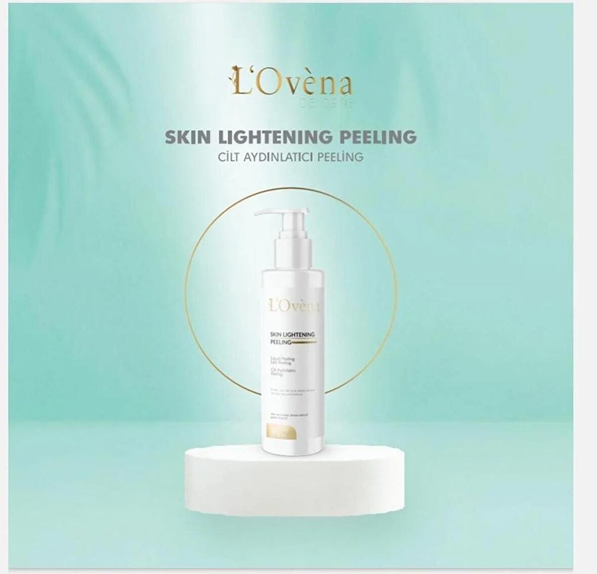 L'Ovéna de paris Skın Lıghtenıng Peelıng Cilt Aydınlatıcı Peeling 225 ml