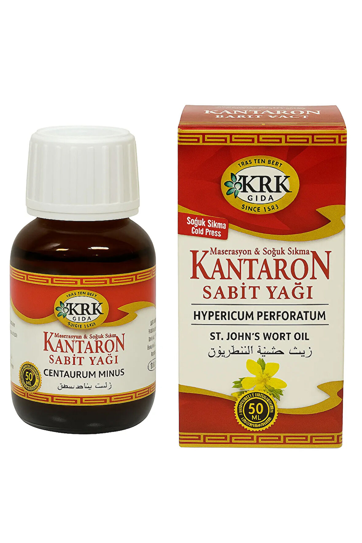 Doğal Sarı Kantaron Yağı 50 ml – Cilt Lekelerine Karşı | Soğuk Sıkım