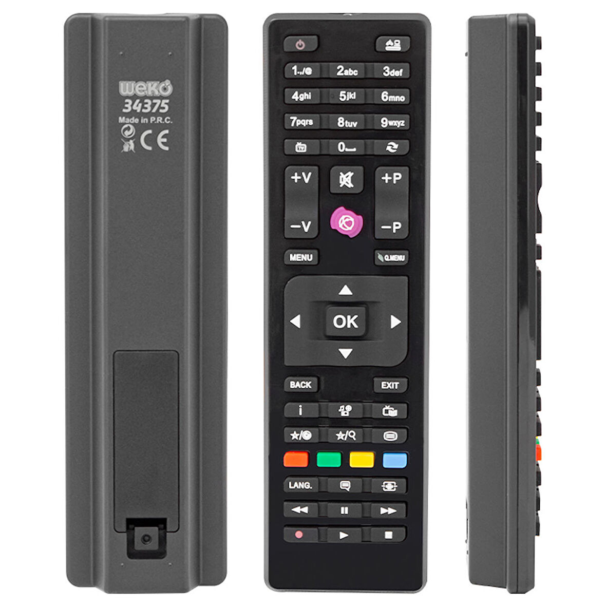 Ayt Kl Vestel Seg Regal Rc4875 Kare Göbek Mini Lcd Led Tv Kumandası Uzaktan Kumanda