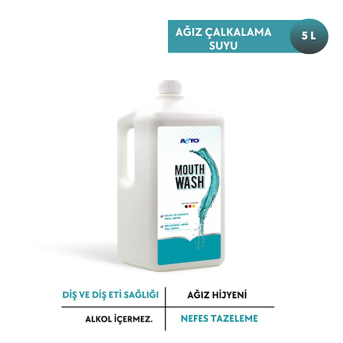 ACTO® MOUTHWASH 5L Ağız ve Diş Bakımı