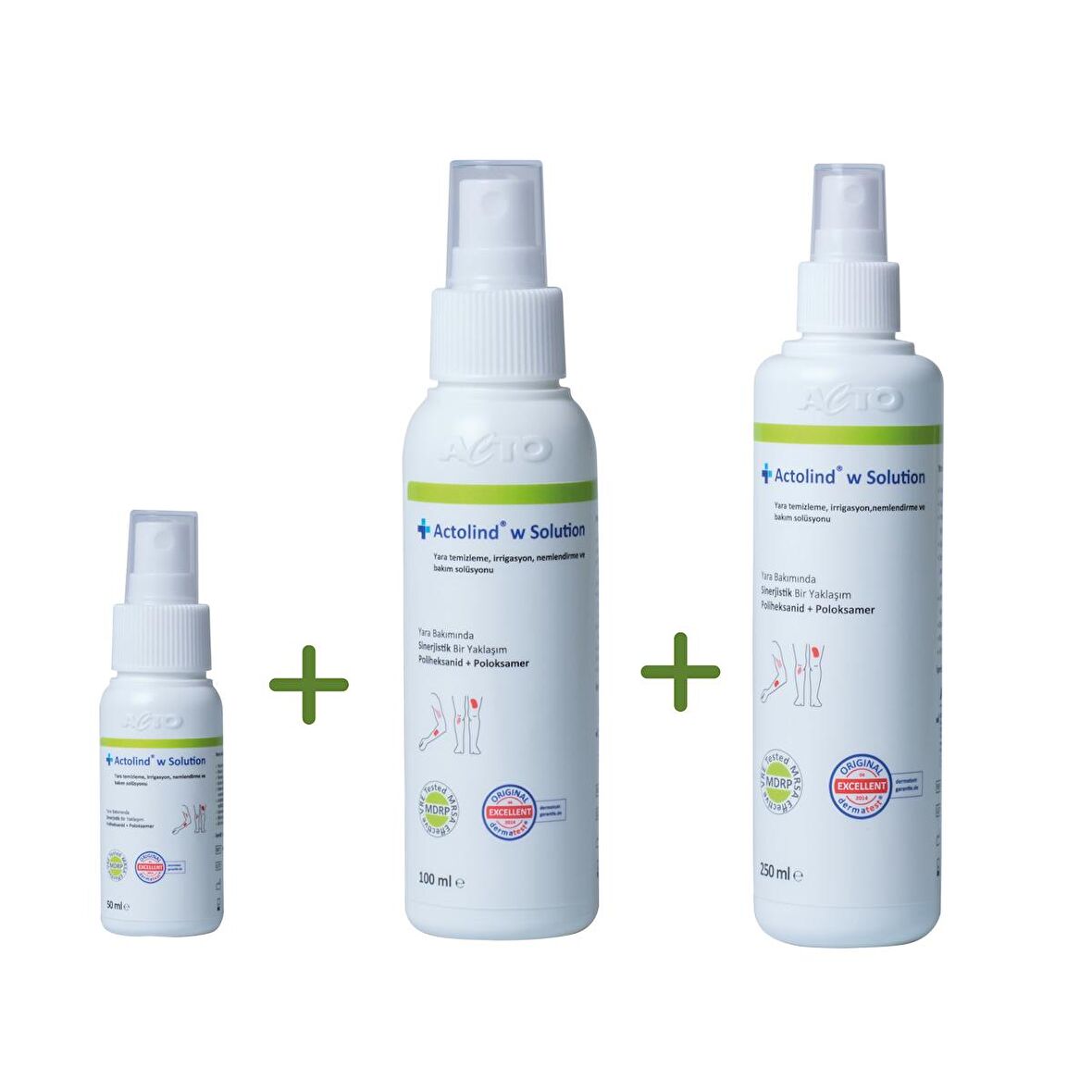 ACTOLIND® w SOLUTION 50 ml + 100 ml + 250 ml Yara İyileştirme Solüsyonu