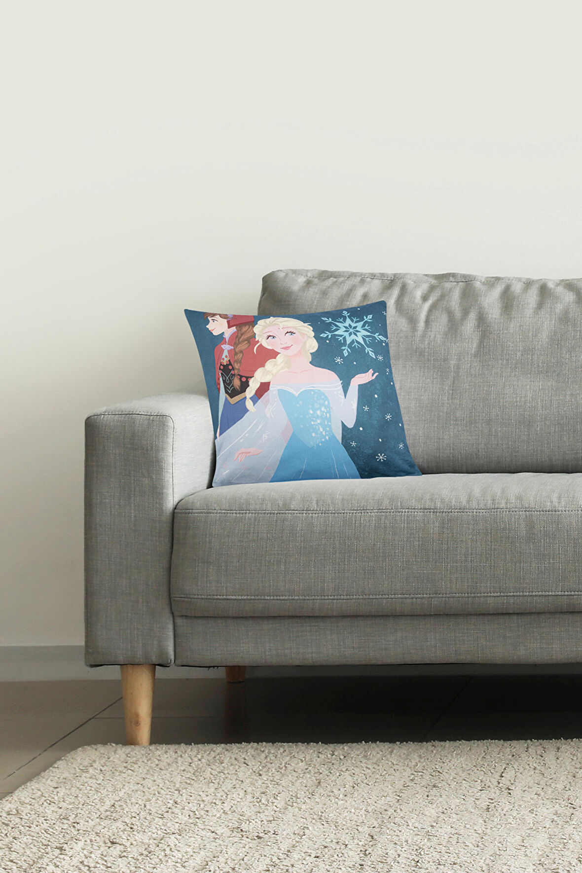 Özdilek Frozen Smile Disney Lisanslı Dekoratif Yastık 40x40