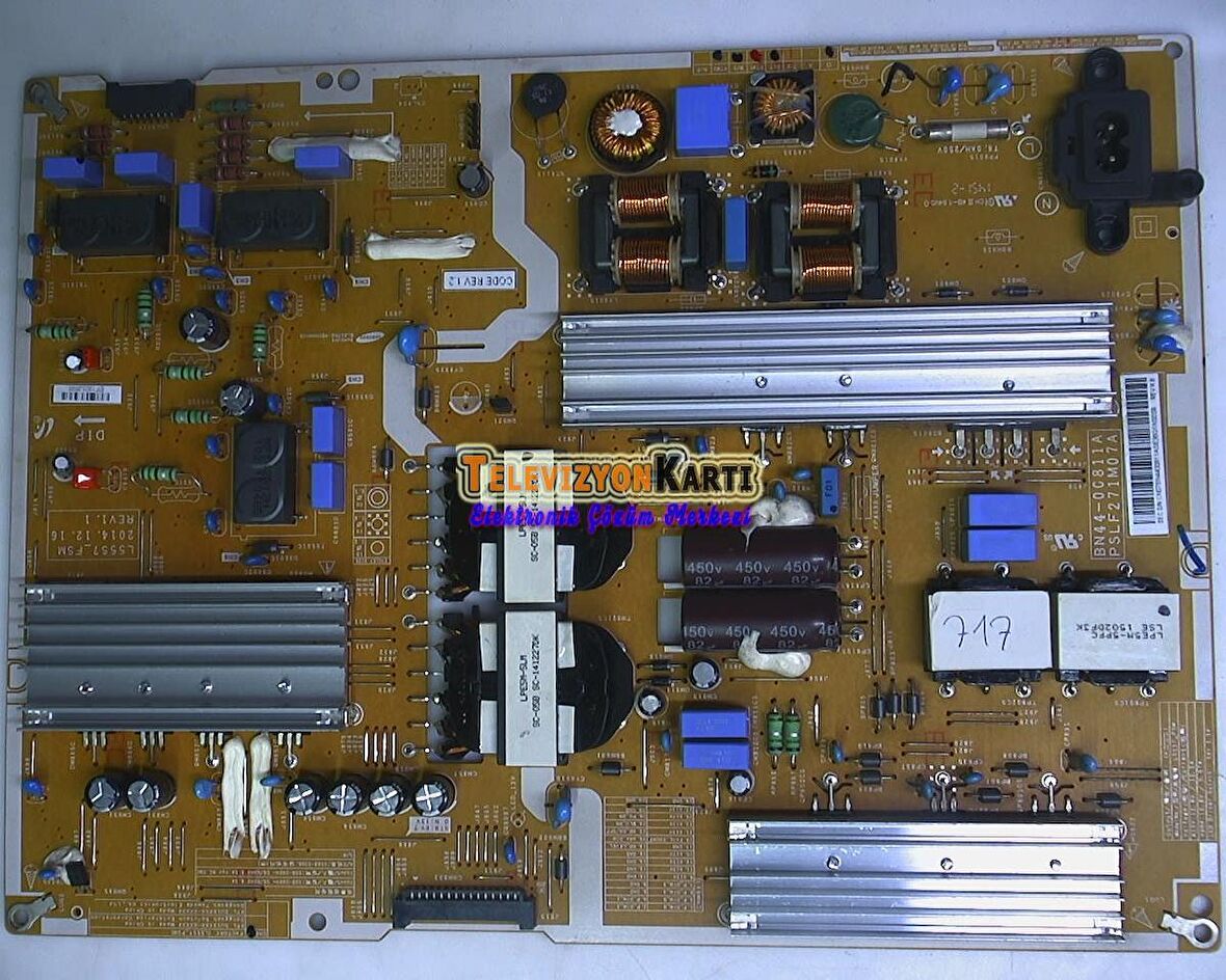 Samsung UE55JU7000T Power Board , BN44-00811A , L55S7_FSM , PSLF271M07A , CY-GJ055FLLV1H