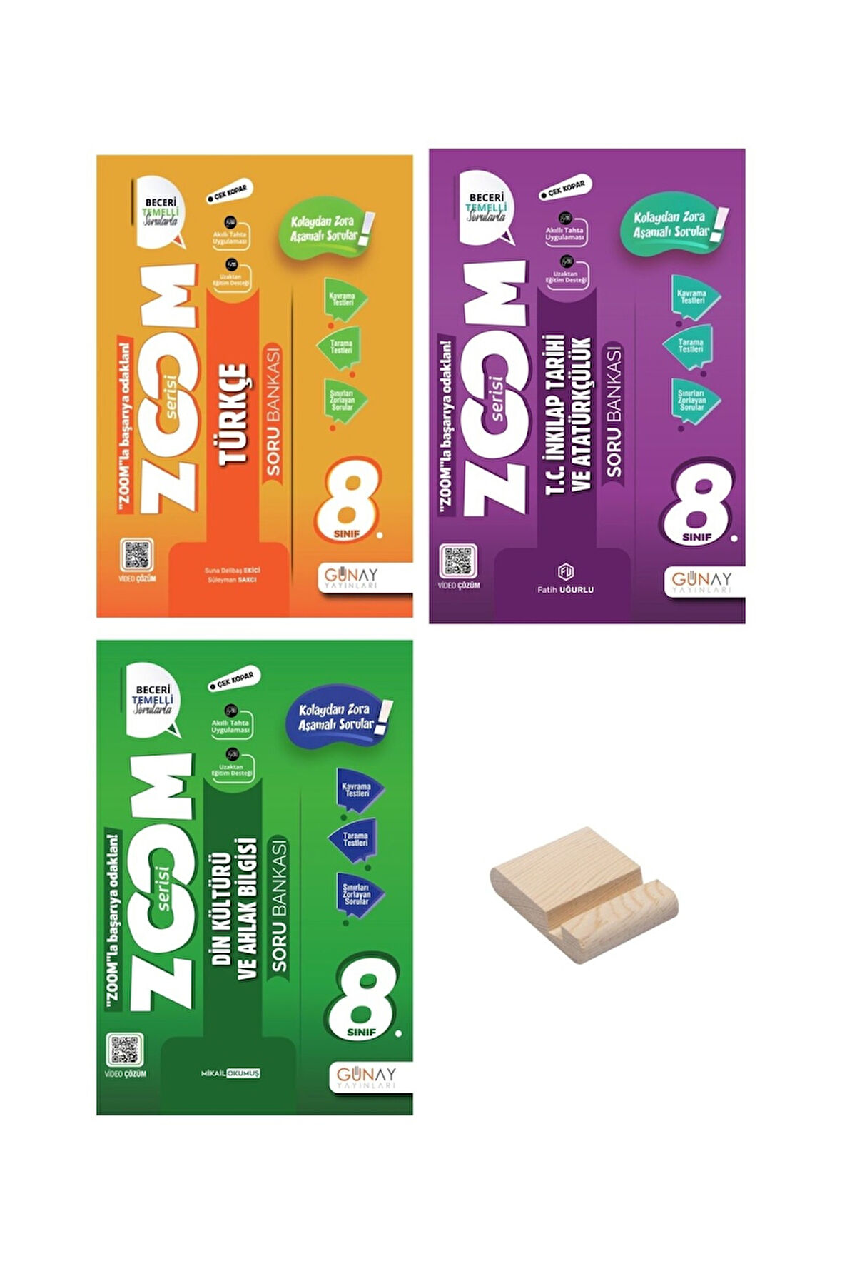 LGS 8. Sınıf Zoom Türkçe İnkılap Tarihi ve Din Kültürü Soru Bankası 3lü Set