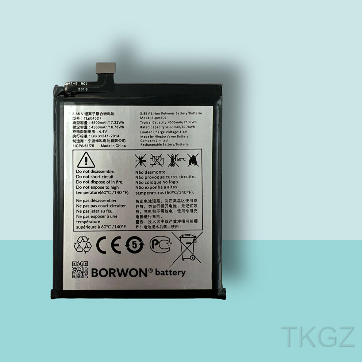 Tkgz - ALCATEL 3X 2020 - TLP-048A1 - Batarya Pil Orijinal Sıfır