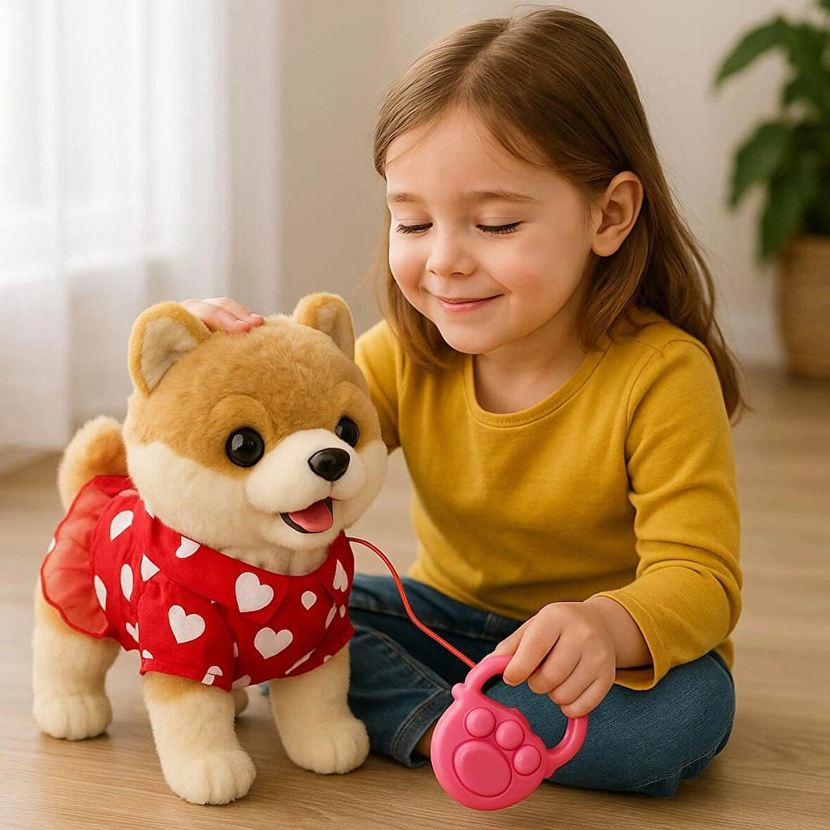 hareketli sesli kumandalı büyük boy köpek