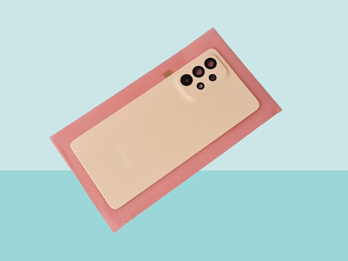 Tkgz - Samsung Galaxy A53 Arka Kapak (Cam Full Lensli) - TURUNCU