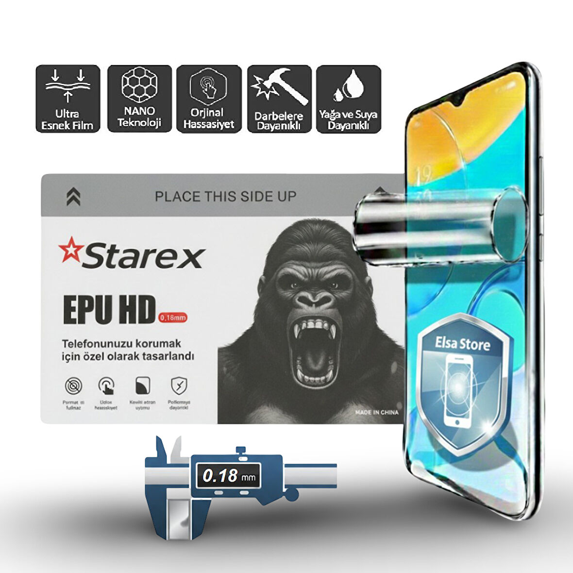 Oppo REALME 14 T Nano Ekran Koruyucu Ultra İnce EPU - 0.18 mm MAT STAREX