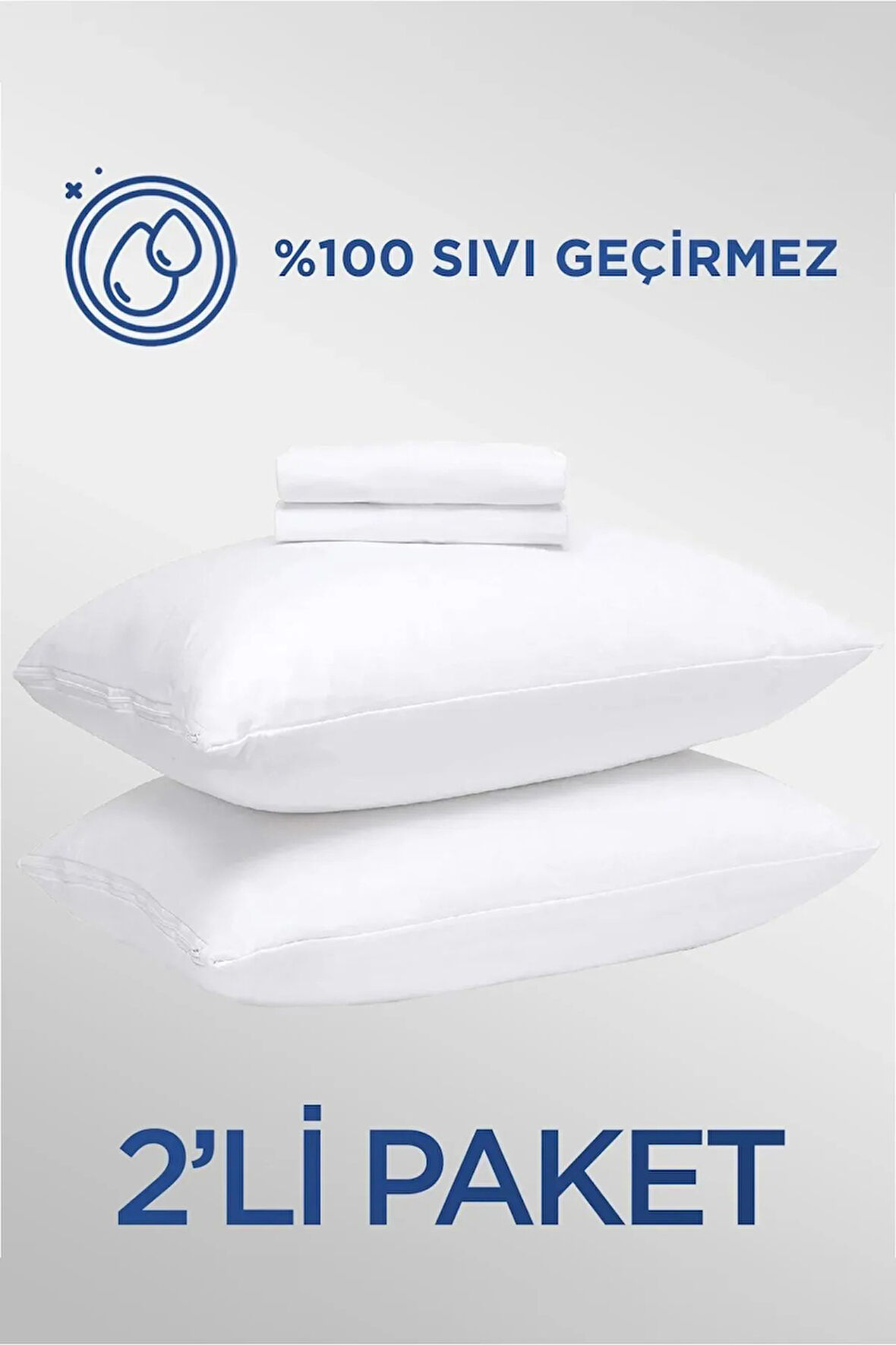 Laris Flaplı 2 Adet Micro Sıvı Geçirmez Yastık Alezi