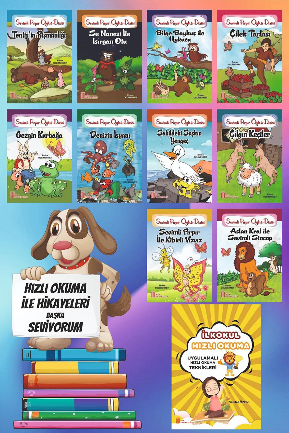 1.Sınıflar İçin Sevimli Pırpır Öykü Dizisi +Hızlı Okuma