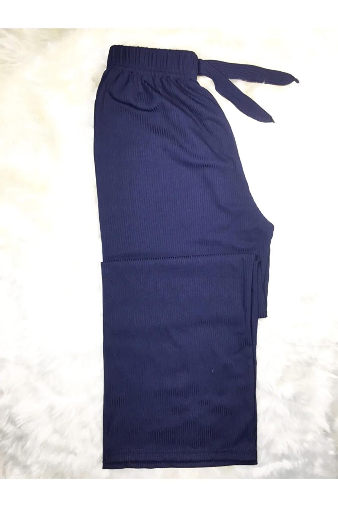 İspanyol Paça Cepsiz Viskon Kadın Pijama Altı is5