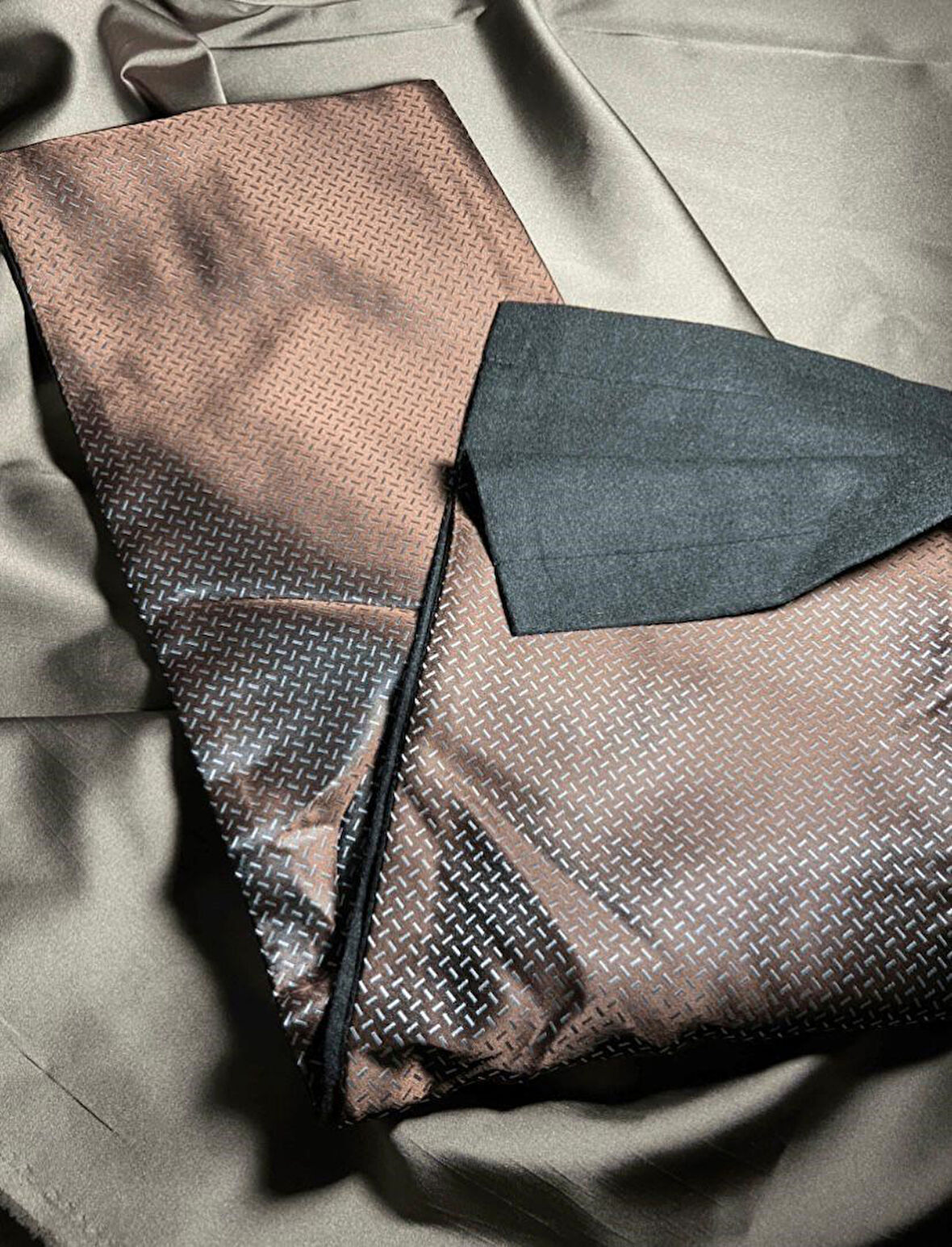 Erkek Lacivert Beyaz Çizgi Fosfor Saten İnce Kaşmir Dokulu Yumuşak Kışlık Yeni Nesil Fular Atkı