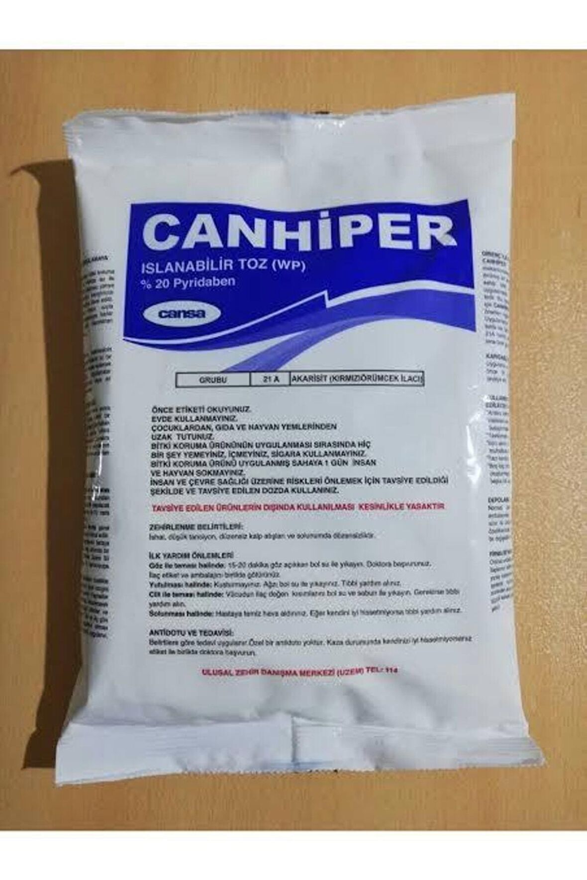 Canhiper 200gr Pire, Bit, Kene Böcek Ilacı. Örümcek, Haşere Ilacı. Kedi, Köpek, Tavuk Parazit Ilacı