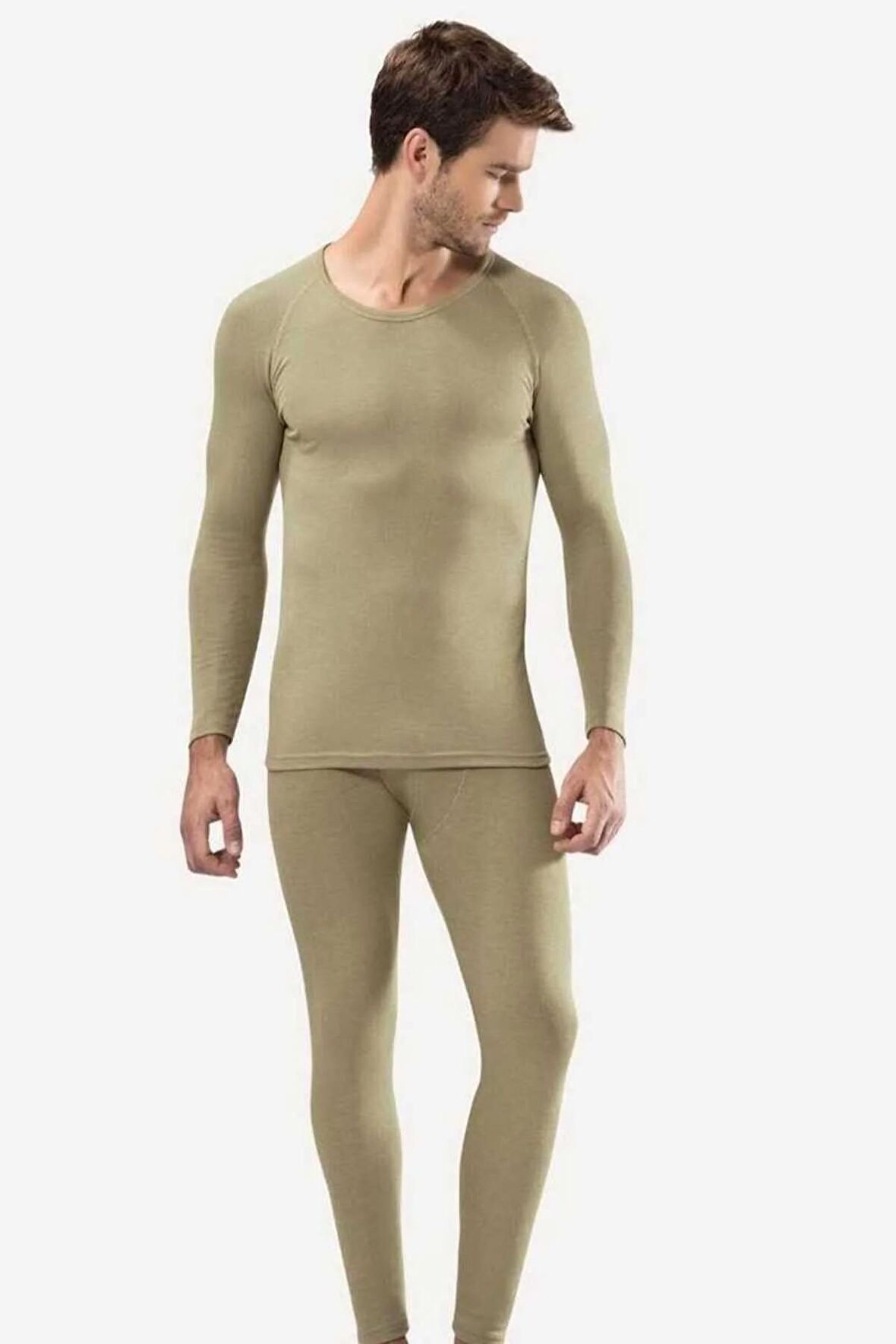 Unisex Kışın Sicak Tutan Kışlık Pamuklu Terletmeyen Termal Alt Üst Takım Bere HEDİYELİ