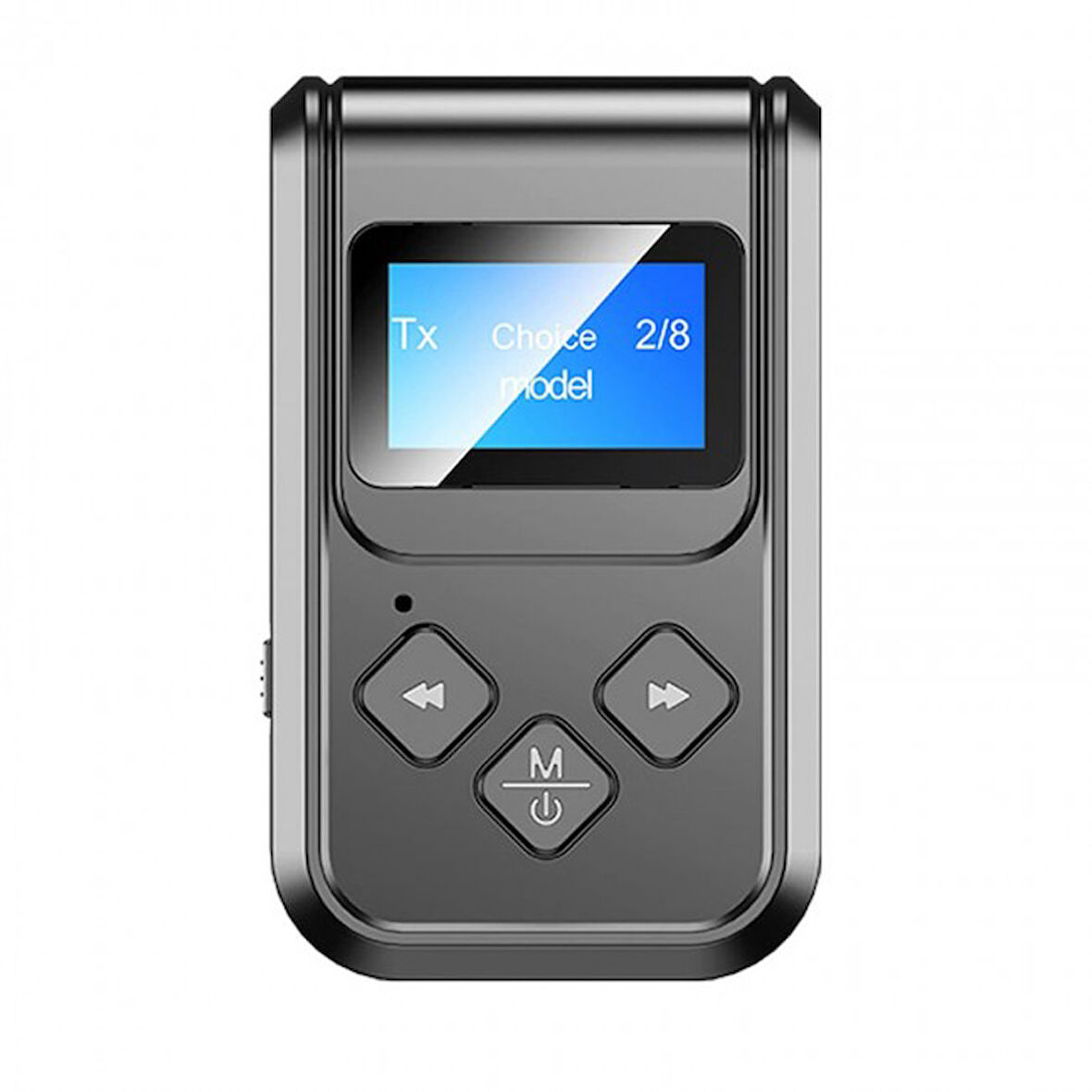Bluetooth 5.0 2in1 Alıcı verici Düşük Gecikmeli lcd ekranlı BT kit