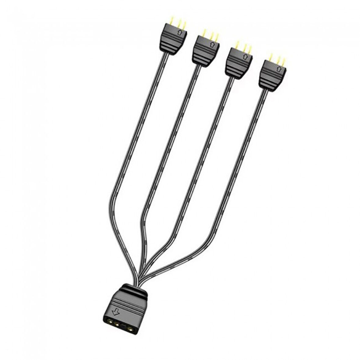 3Pin 5V RGB şerit LED Çoklayıcı kablo 3Pin 5V ARGB LED uzatma kablosu