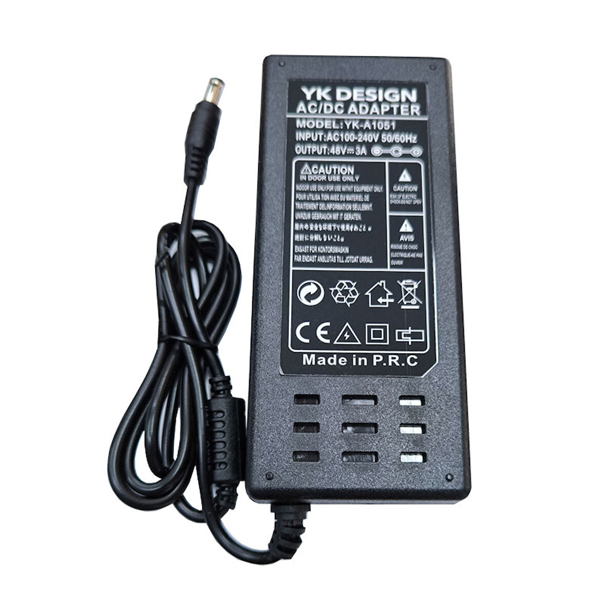 48v 3A Adaptör AC-DC 48 volt 3 amper 5.5*2.5mm standart uçlu adaptör
