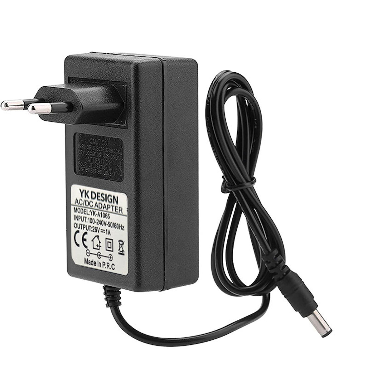 26v 1A şarjlı Süpürge adaptörü AC-DC 26 volt 1 amper şarjlı süpürge adaptörü