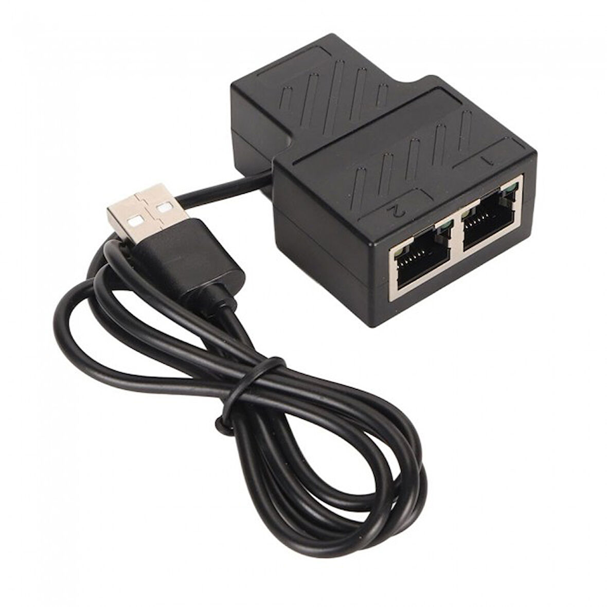 2 Port rj45 ethernet 100 mbps splitter rj45 ayırıcı 1 giriş 2 çıkış