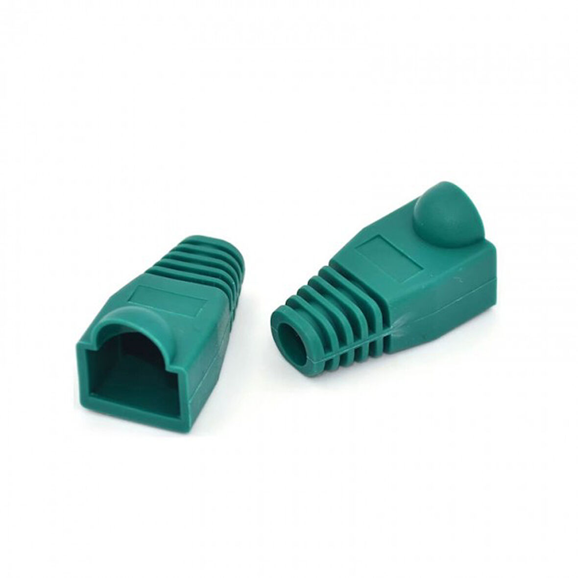 Rj45 cover plastik Koruyucu kılıf  yeşil 100 ad.