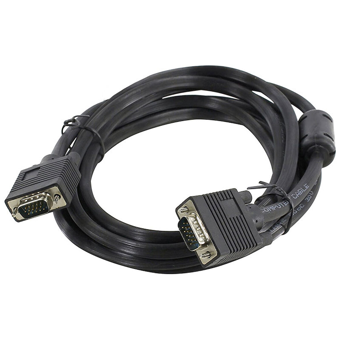 VGA erkek erkek kablo 15 pin vga görüntü kablosu 2m