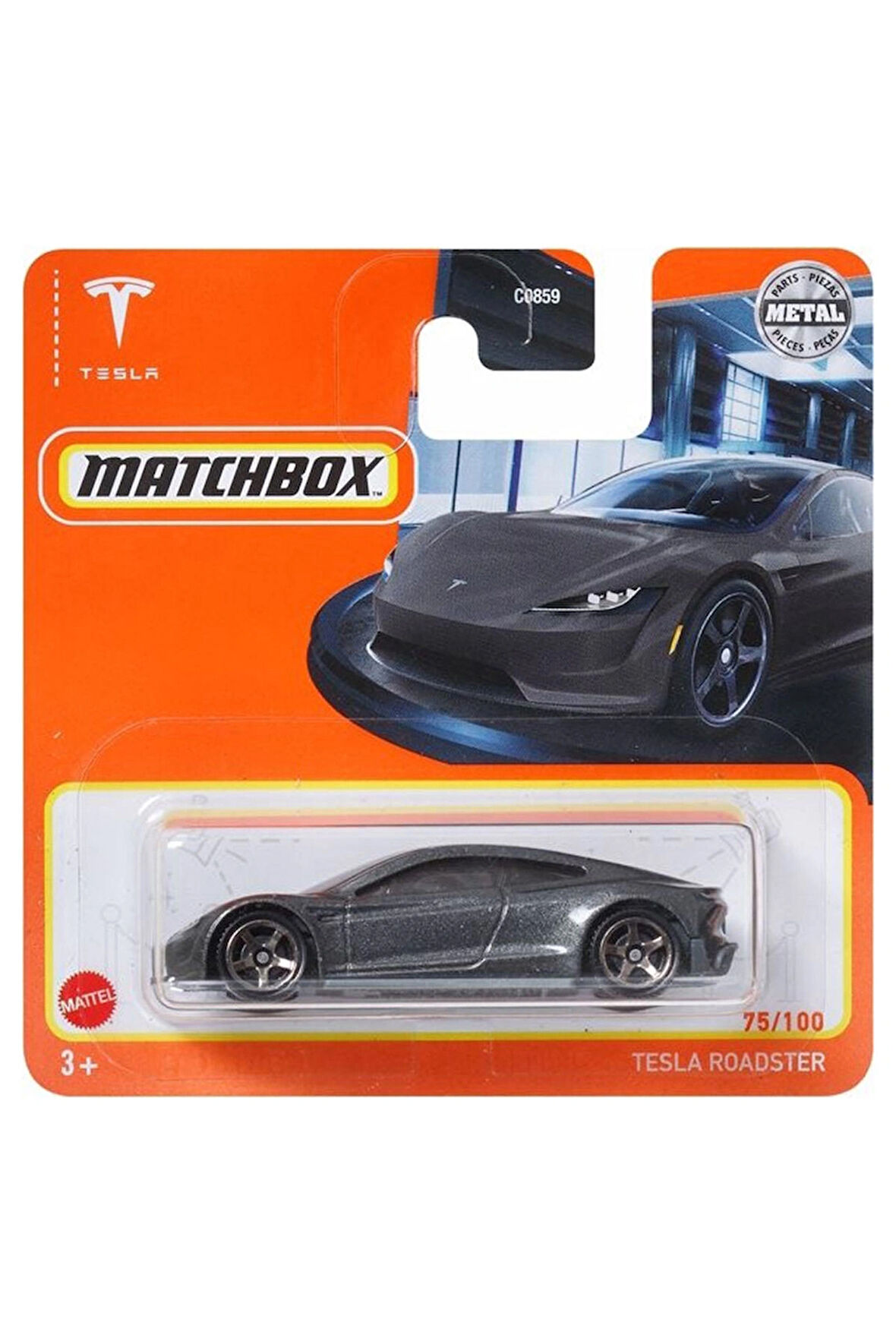 Matchbox Tesla Roadster - Füme (1/64)