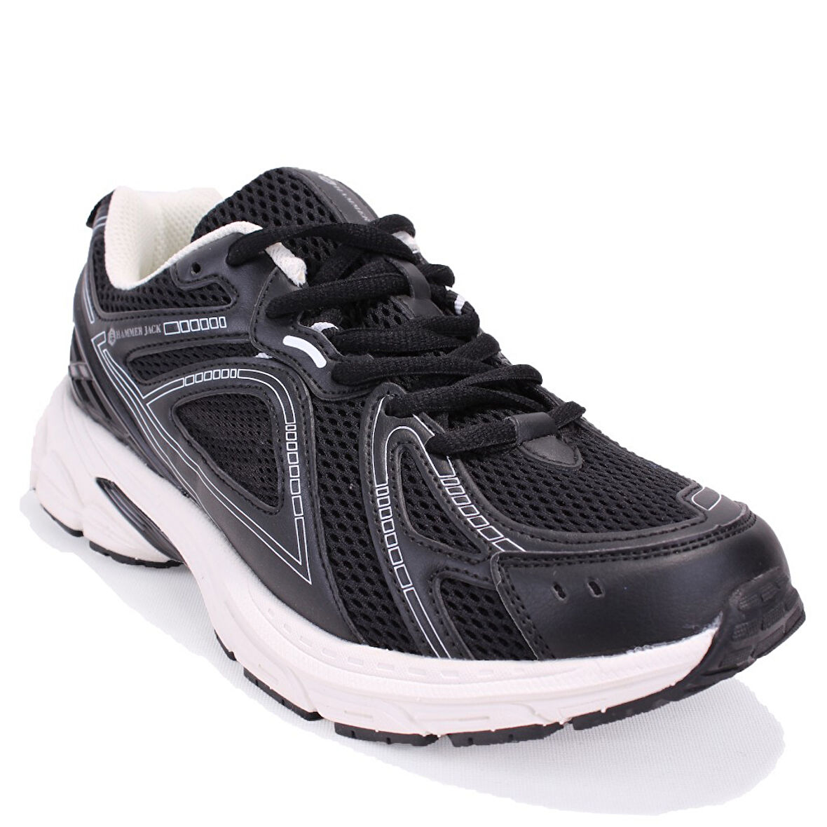 Hammer Jack 10125028 Hamlet Siyah Beyaz Ortopedik Günlük Erkek Spor Ayakkabı
