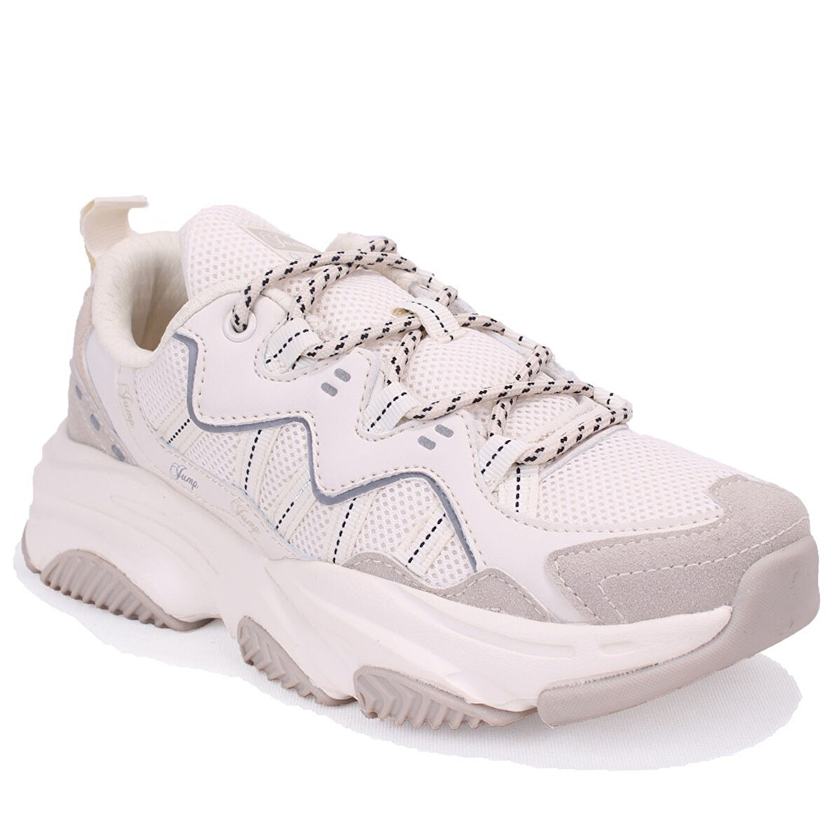 Jump 30867 Bej Ortopedik Ortopedik Günlük Kadın Spor Ayakkabı