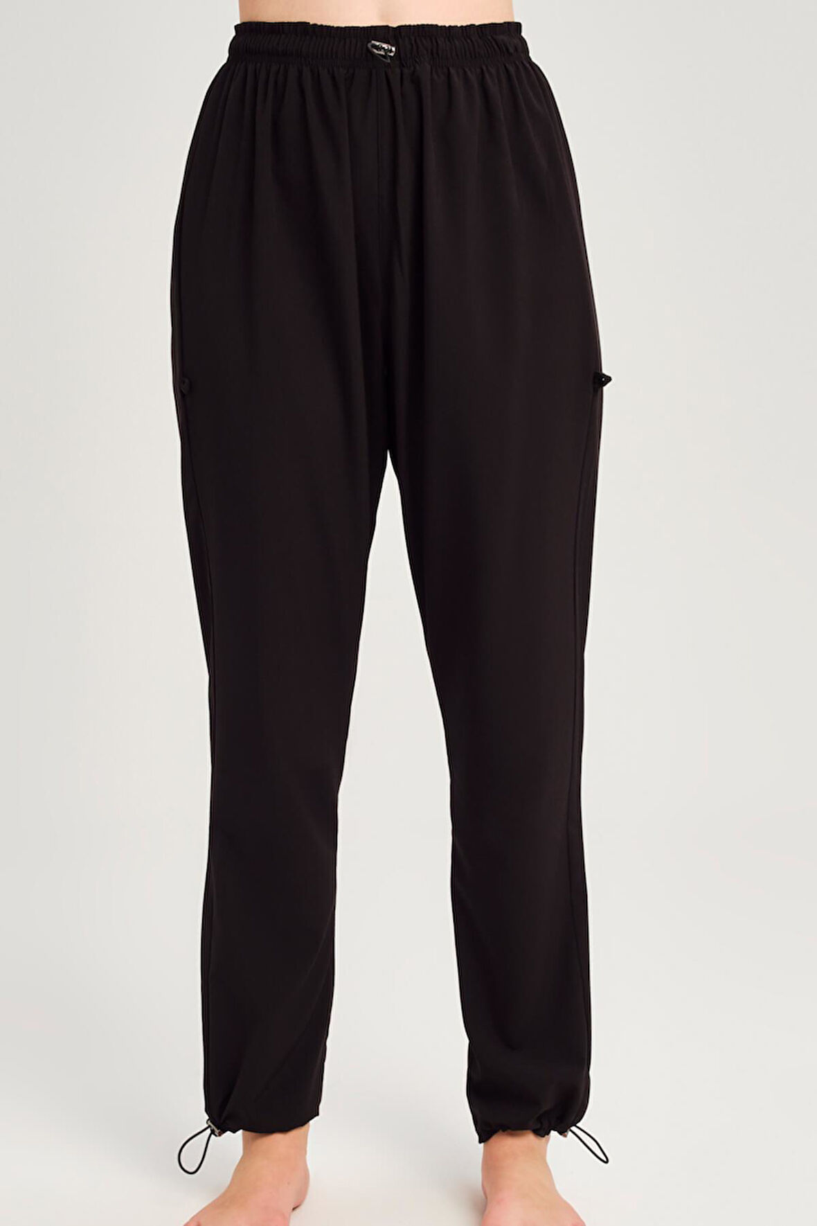 Haşema Esnek Dokuma Siyah Yüzücü Pantolonu 2959