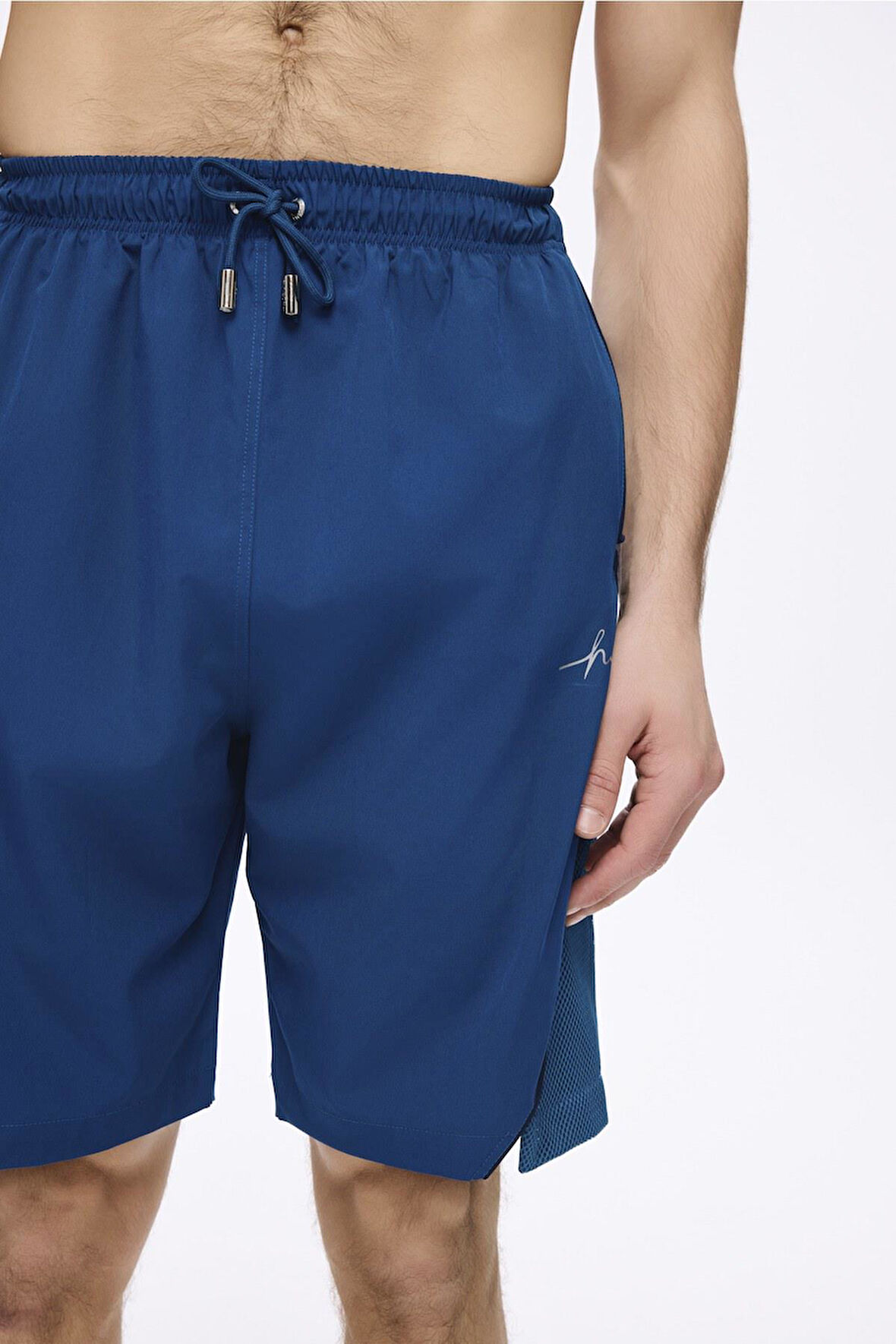 Haşema Spor Kesim Mavi Erkek Kısa Havuz ve Deniz Şortu 5038